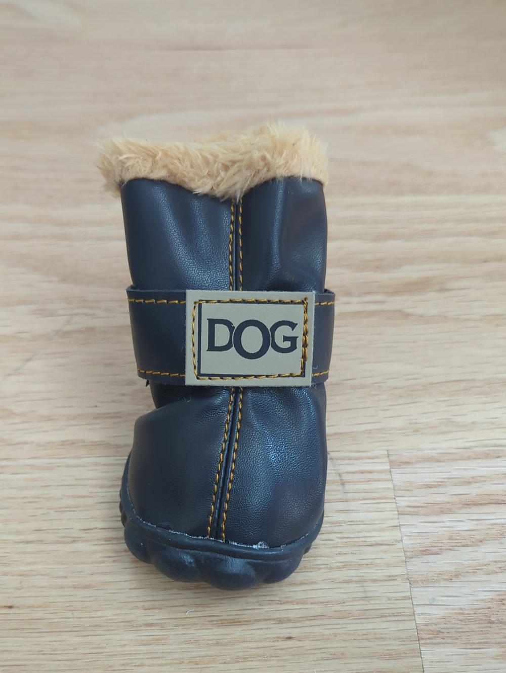 NWT WINSOON Winter Dog Boots Faux Fleece Lined Paw Protectors - Picture 1 of 7
